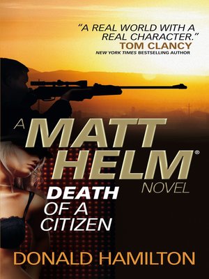 Matt Helm--Death of a Citizen - ebook